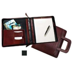   10in. Zipper PortfoLio Binder with Insert   Black