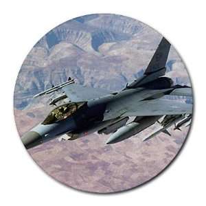  F16 Fighter Jet plane Round Mousepad Mouse Pad Great Gift 