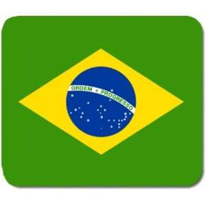  Brazil Brazilian Flag Mousepad Mouse Pad Mat: Office 