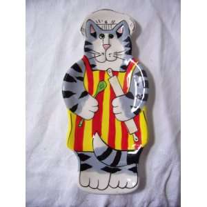  Candace Reiter Catzilla Chef Cat Spoon Rest: Everything 