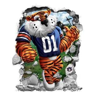 Auburn Tigers Mascot Wallcrasher: Sports & Outdoors