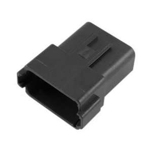  Namz Deutsch Black 6 Wire Receptacle , Color: Black DN 6RB 