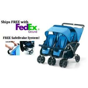   Passenger Dual Canopy Folding Stroller   FREE Fedex Shipping!: Baby