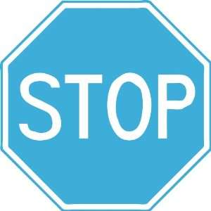 Halloween Series Stop Sign Removable Wall Sticker 