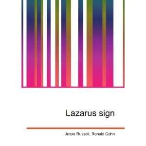 Lazarus sign Ronald Cohn Jesse Russell Books