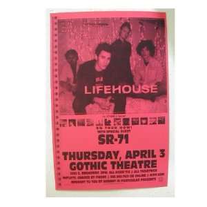  Lifehouse Handbill Band Shot Colorado Life House 