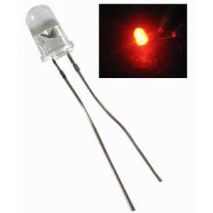   5mm Orange LED, Drawing 18mA at 3VDC to 4.5VDC and Rated for 5000 mcd