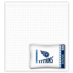 NFL Tennessee Titans Locker Room Queen Sheet Set