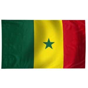  Senegal Flag 2X3 Foot Nylon PH: Patio, Lawn & Garden