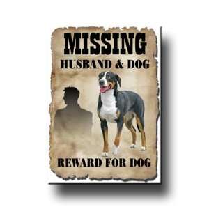   Mountain Dog Husband Missing Reward Fridge Magnet: Everything Else
