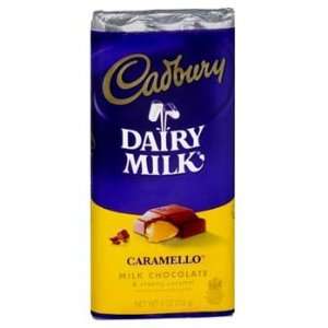 Cadbury Dairy Milk Caramello Milk Chocolate & Creamy Caramel Bar 4 oz