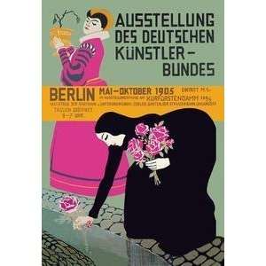    Vintage Art German Artist Exhibition   01420 2: Home & Kitchen