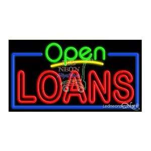  Loans Neon Sign 20 Tall x 37 Wide x 3 Deep: Everything 