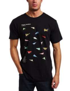  Lifetime Collective Mens Paper Aviation T shirt: Clothing