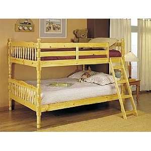    Acme Furniture Natural Finish Bunk Bed 02290: Home & Kitchen