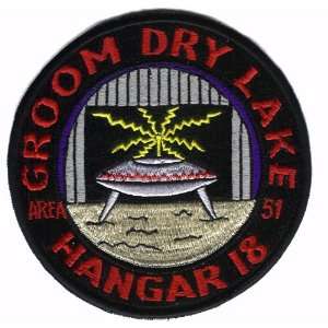  Area 51 Groom Dry Lake Hangar 18 Patch 