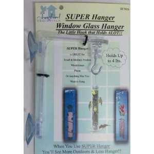 Clear Acrylic Window Hanger   ideal for Small to Medium Bird Feeders 