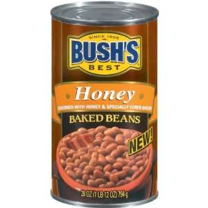 Bushs Best Honey Baked Beans 28 oz Grocery & Gourmet Food