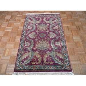  3x4 Hand Knotted Agra India Rug   30x411: Home & Kitchen