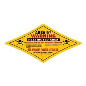  Area 51 Military Metal Sign Warning Deadly Force