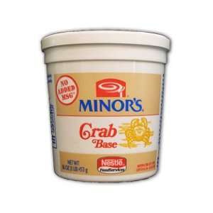 Crab Base No MSG   1 lb. Cup Grocery & Gourmet Food