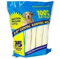  8 9 Dental Rawhide Rolls, 15 count Explore similar items