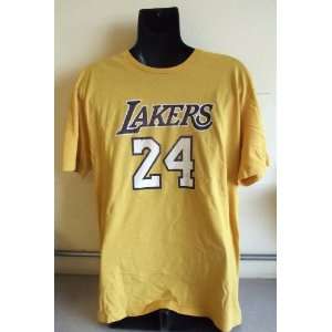  Lakers Kobe Shirt Yellow AD LG: Everything Else