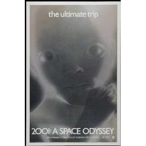  2001: A Space Odyssey (1968) 27 x 40 Movie Poster Style O 