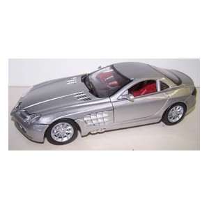  Scale Diecast Mercedes benz Slr Mclaren in Color Silver: Toys & Games