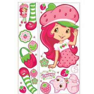   Strawberry Shortcake Scratch n Sniff Peel & Stick Giant Wall Decal