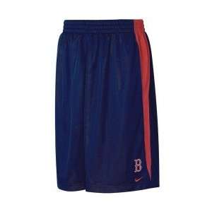   Nike Boston Red Sox Navy Blue Rundown Mesh Shorts: Sports & Outdoors