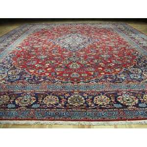   Free Pad 10x16 Hand knotted Persian Kashan Rug G262: Home & Kitchen