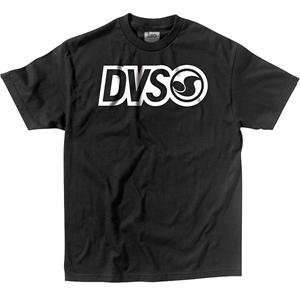 DVS Core Logo T Shirt   Large/Black/White: Automotive