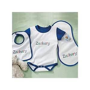  Personalized Baby Gifts   Embroidered Burp Pads Baby