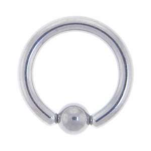  12 Gauge Steel Bcr Captive Ring 3/8 Inches 4mm: Jewelry
