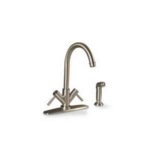   Essen Kitchen Faucet Two Handle Side Spray 120116