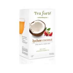 Tea Forte Lychee Coconut   White Tea   Eco Teabag 16 pcs. Organic