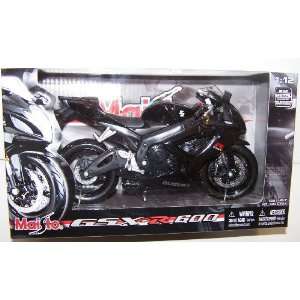  Maisto 1/12 Scale Diecast Suzuki Gsx r 600 Motorcycle in 