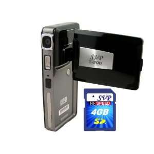  SVP HDDV T200 Black 1280x720p True HD Camcorder with 2.5 