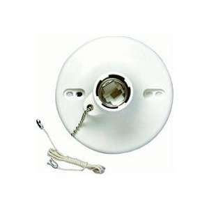  Allied Moulded LH 12P Lampholder With Pull Cord: Home 