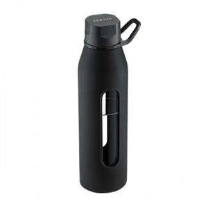  NEW Glass Water Bottle 20oz Black   13010: Office Products