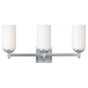  Livex 1423 91 Madison 3 Light Bathroom Lights in Brushed 