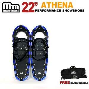   2012 MTN Man Woman Kid Teen 22 Snowshoes up to 155 lbs Free Bag BLUE