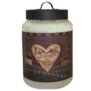  Goose Creek 16 Ounce Warm Wishes Jar Candle with Loves 