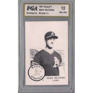    1985 Modesto As Chong #17B Mark McGwire COR: Everything Else