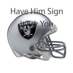  Ken Stabler Oakland Raiders Personalized Autographed Mini 