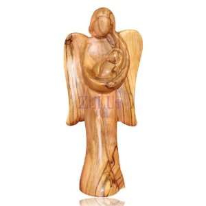  18cm Olive Wood Angel Figure 