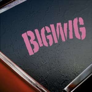  Bigwig Pink Decal Truck Bumper Window Vinyl Pink Sticker 