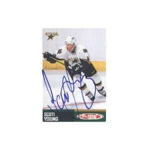  Scott Young, Dallas Stars, 2003 Topps Total Autographed 