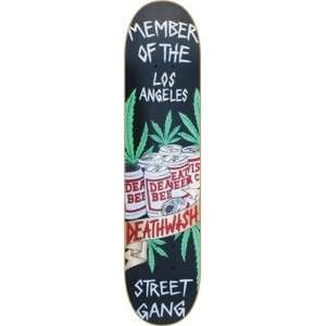  Deathwish Street Gang Skateboard Deck   8.12 x 32 